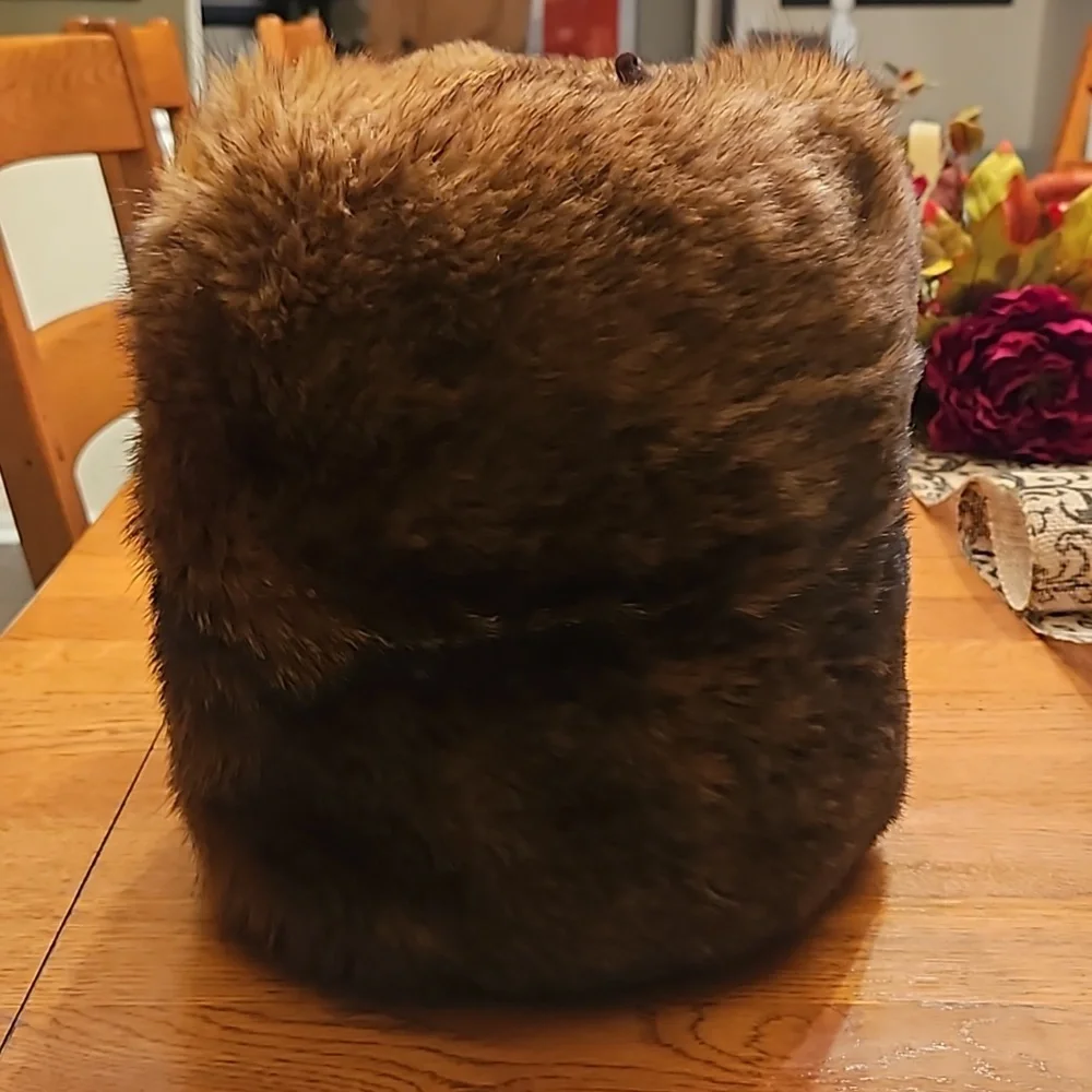 Fur Muff Walking & Sleigh Travel Fashion Essential Accessory -Over 100 Years Old